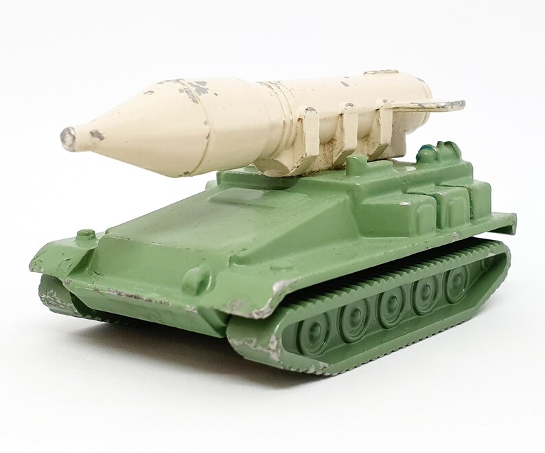 Vintage USSR Toy Missile Launcher Rocket System metal diecast Etsy