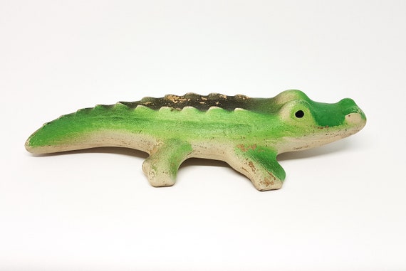 rubber crocodile toy