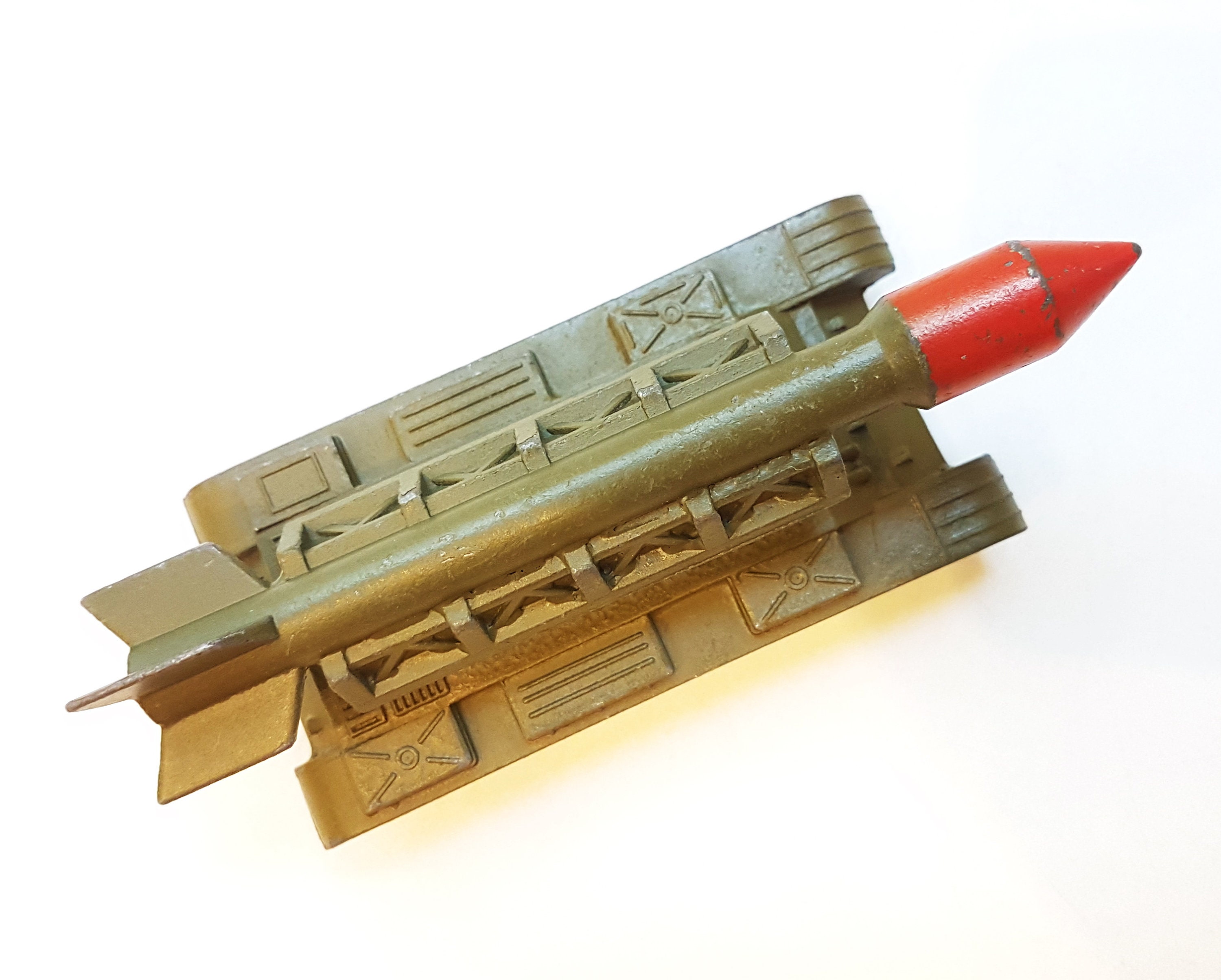 Vintage USSR Toy Missile Launcher Rocket System metal diecast Etsy