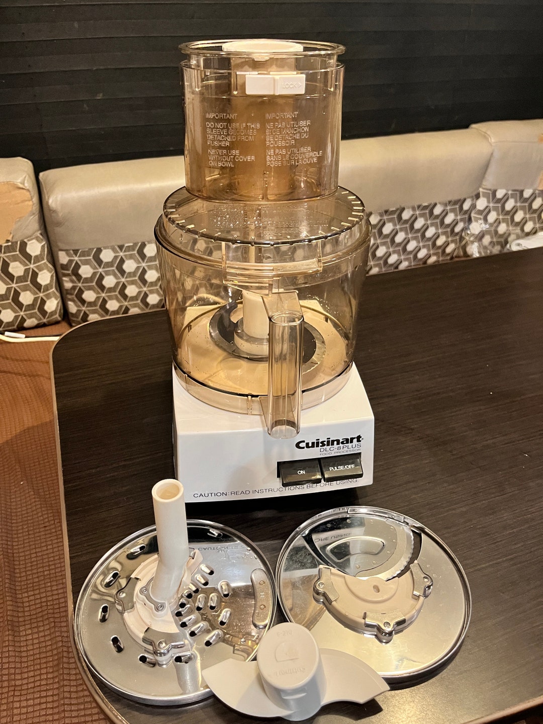 Rare Vintage Cuisinart DLC8 Plus Food Processor Tested and Etsy