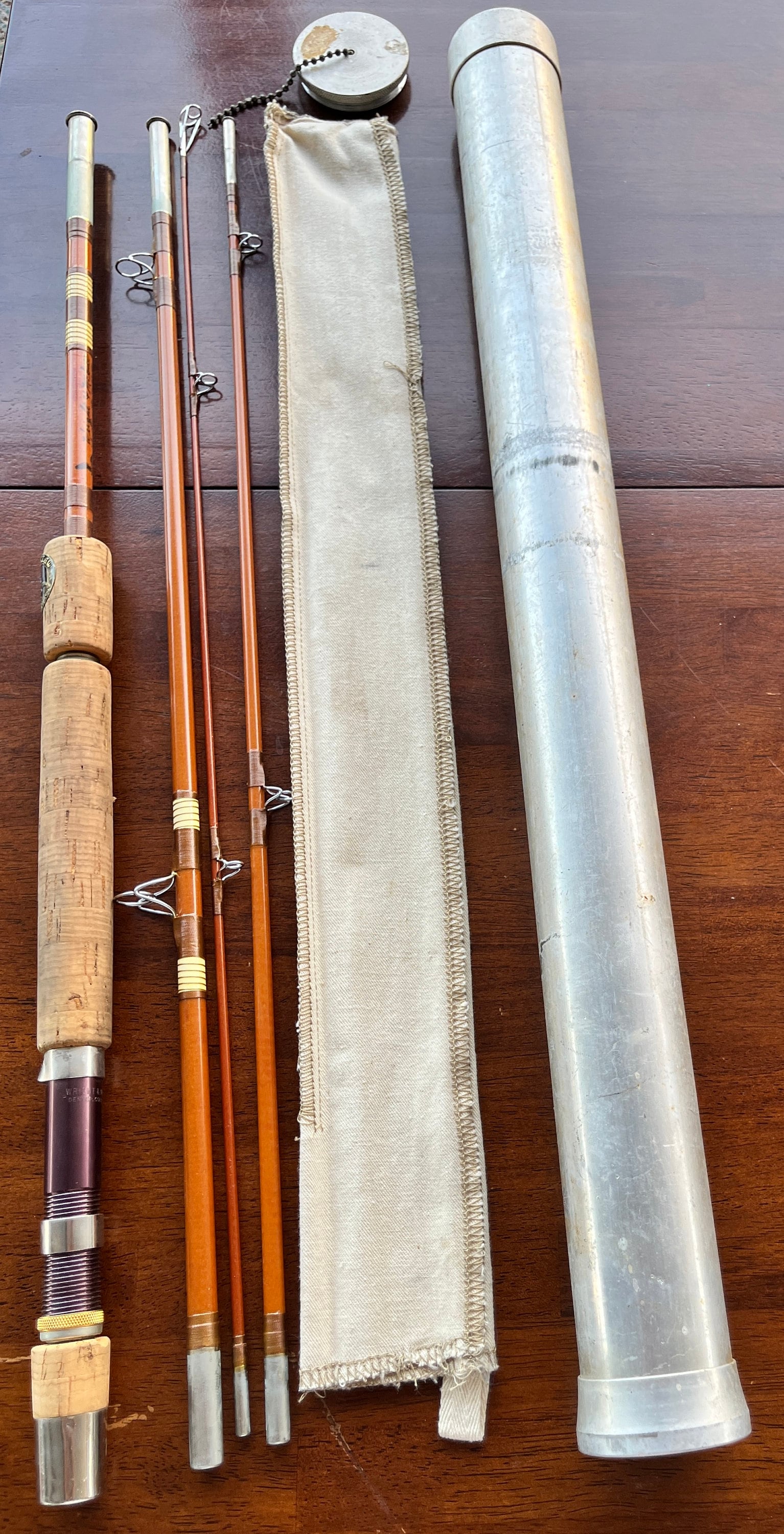 Antique Fishing Rod Bamboo 