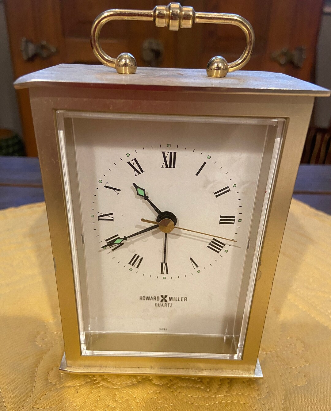 Vintage Howard Miller Quartz Alarm Clock Etsy