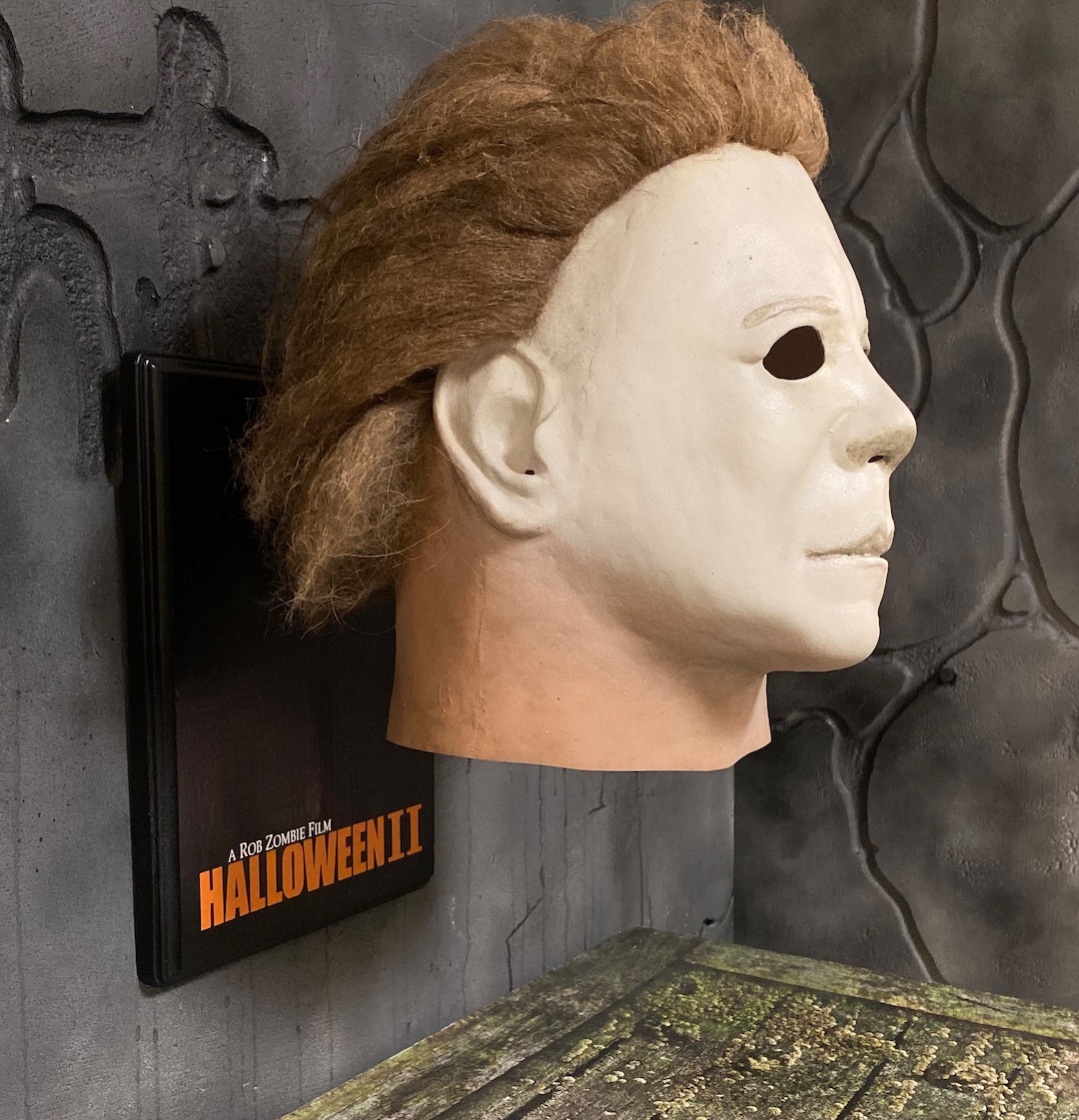 Halloween 2 2009 Michael Myers Mask Rob Zombie Wall Hanger Etsy