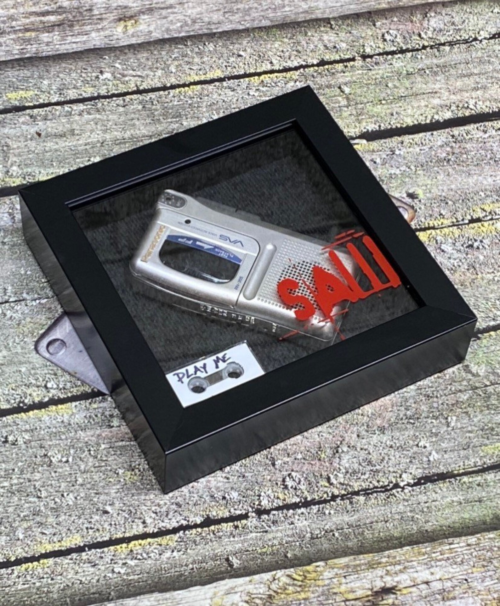 Saw Movie Jigsaw Prop Replica Tape Recorder Display Shadow Box Etsy