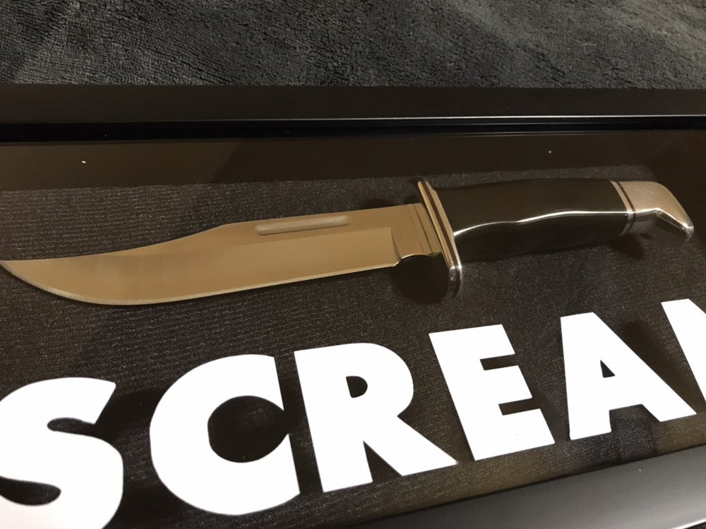 Scream Movie Knife Ghostface Killer Mask Buck Prop Display Etsy