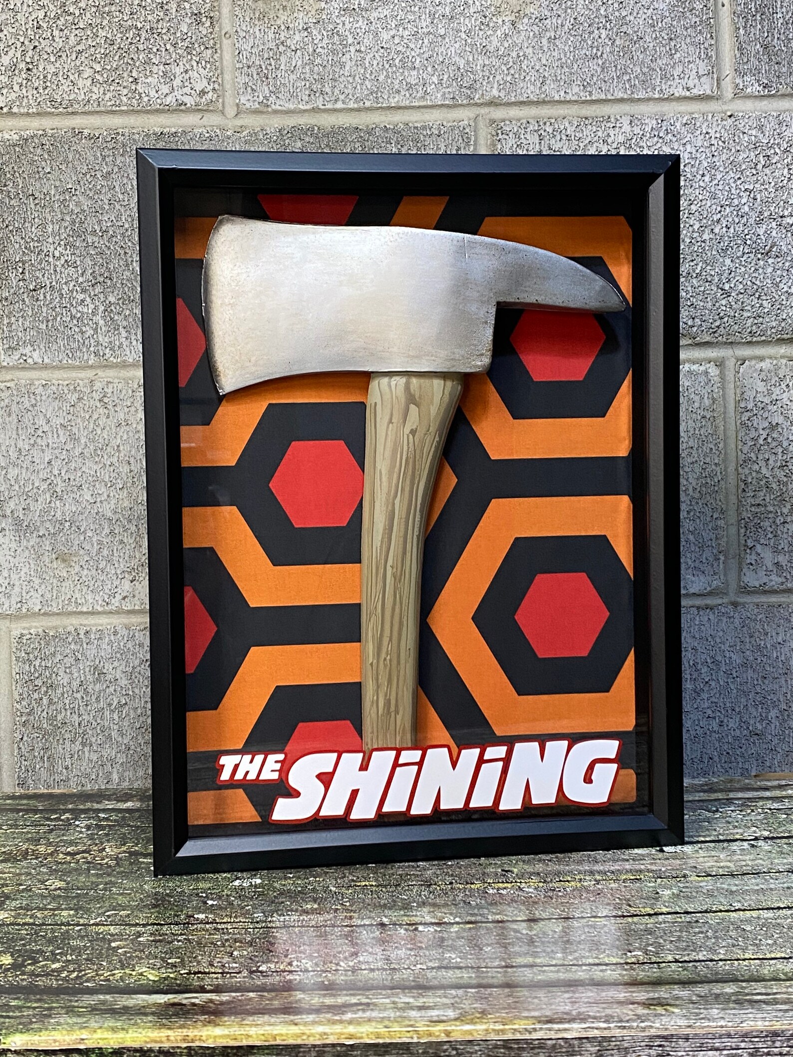The Shining Jack Torrance Axe Prop Display Case Frame Horror Etsy