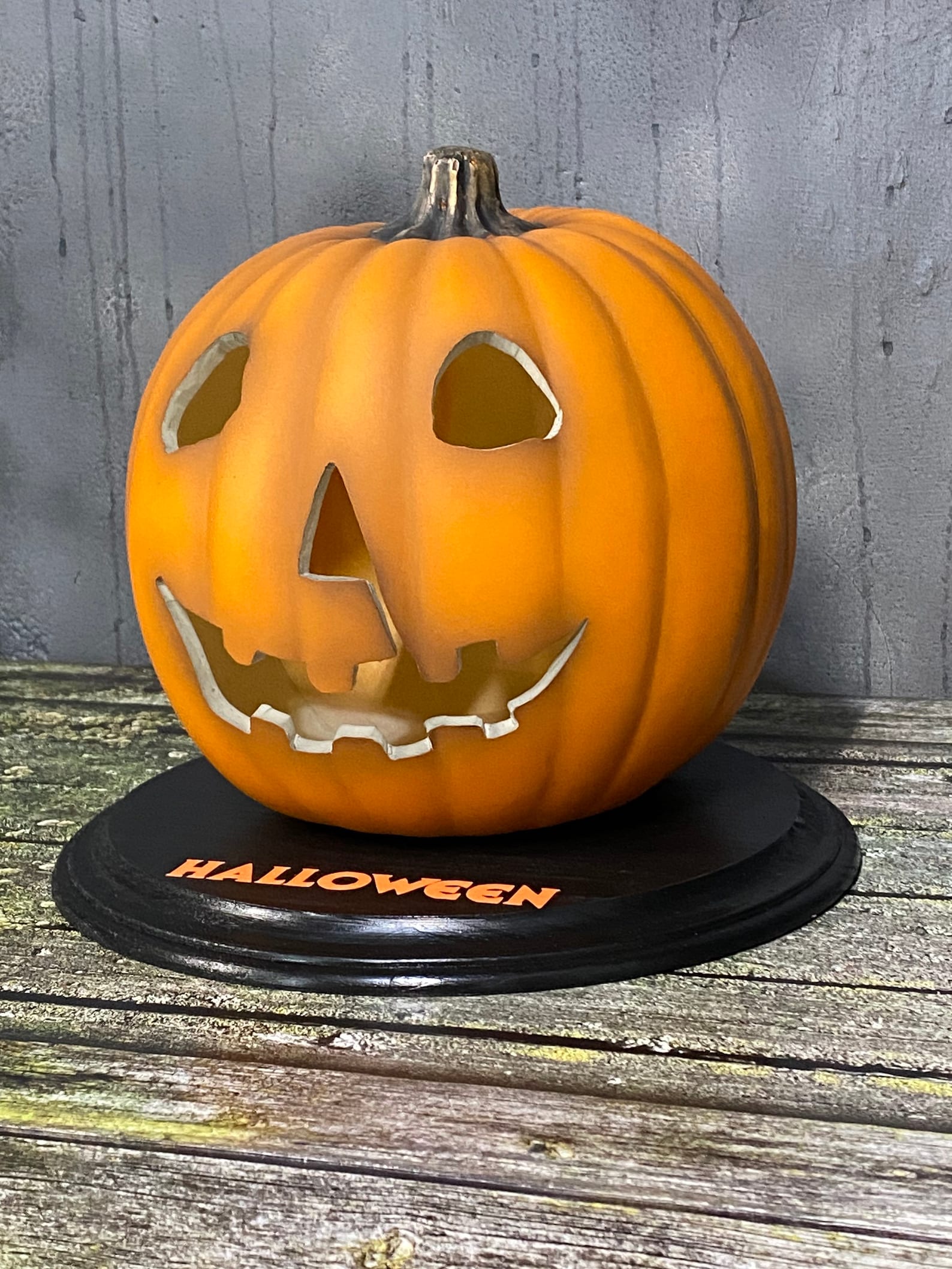 Halloween 1978 Michael Myers Pumpkin Horror Movie Prop Etsy