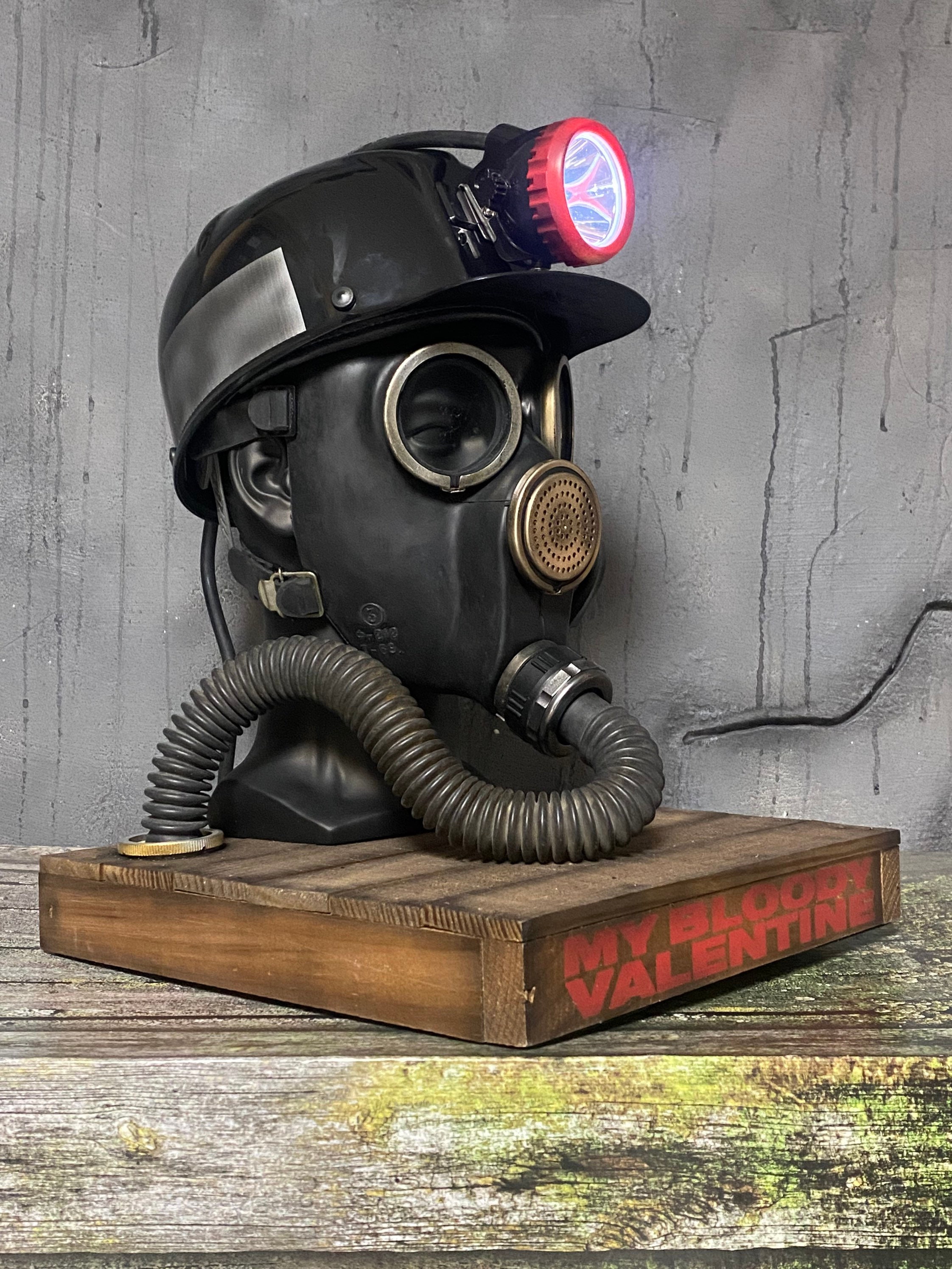elleve forklædning I hele verden My Bloody Valentine Harry Warden 3D Miners Gas Mask Helmet - Etsy Finland