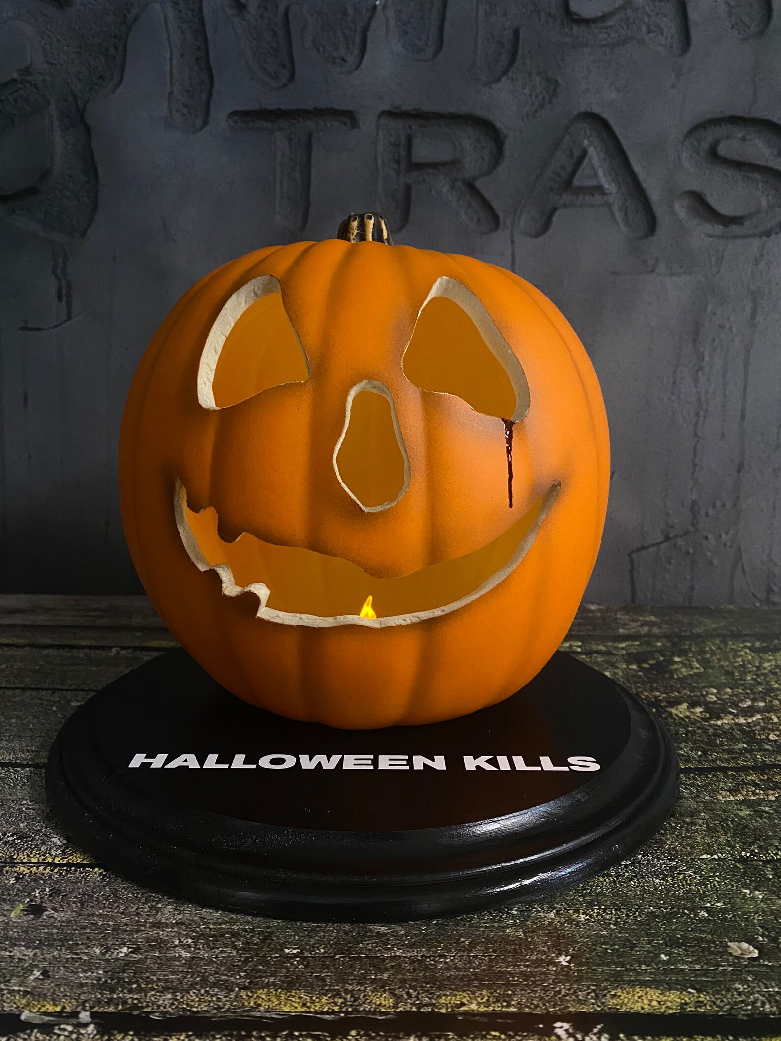 Halloween Kills Michael Myers Hkills Light up Pumpkin Horror Etsy