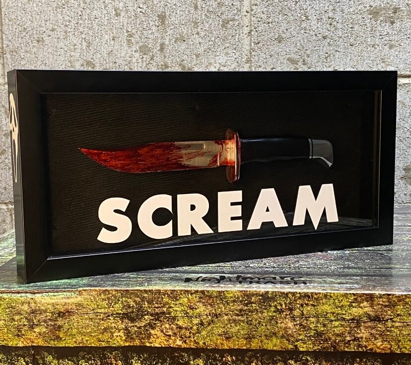 Bloody Buck 120 “Hunting Knife” Prop as used by Ghostface in Scream Movie Bloody Buck 120 “Hunting Knife” Prop as used by Ghostface in Scream Movie