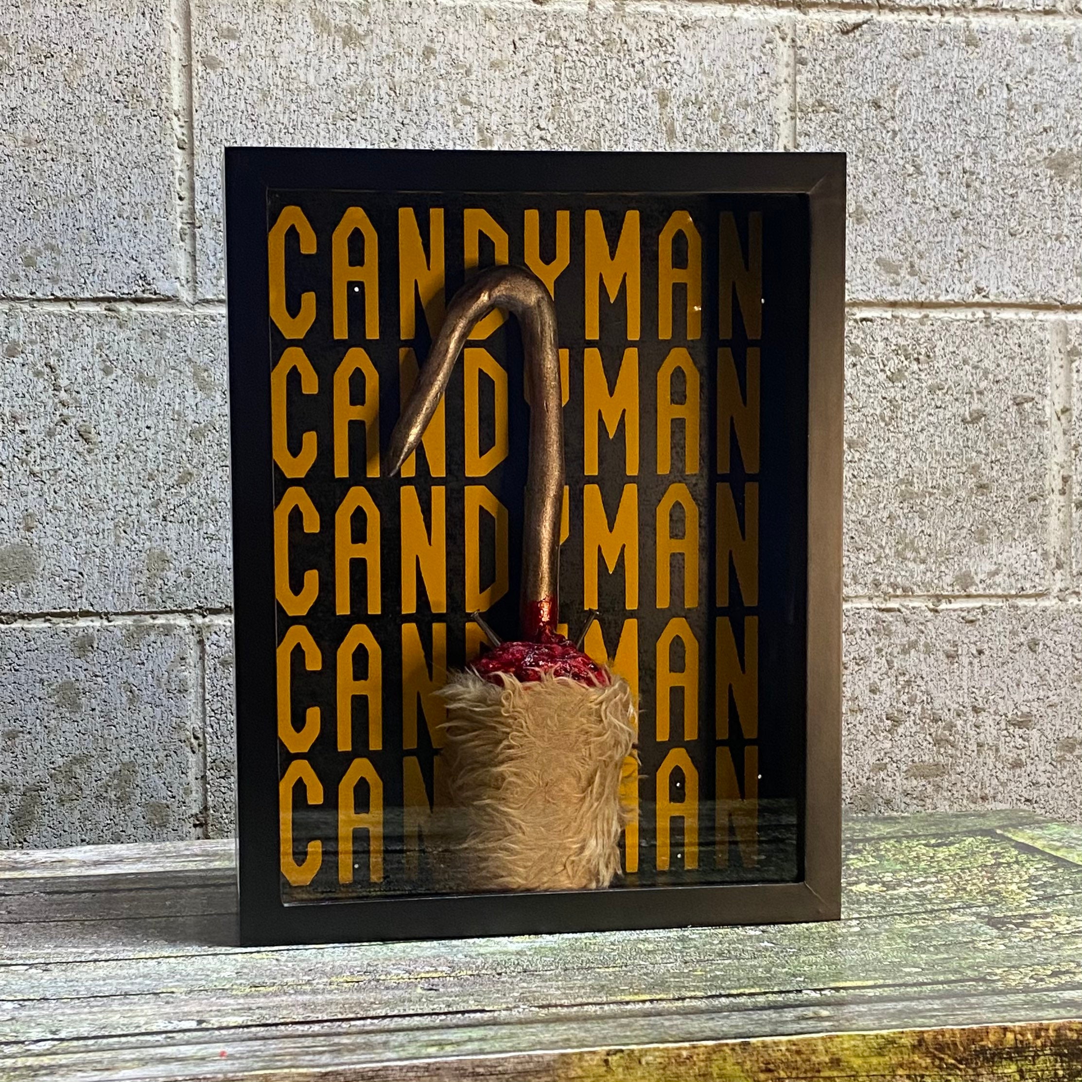 Candyman Hook Display Horror Candyman Movie Prop Display Case Etsy