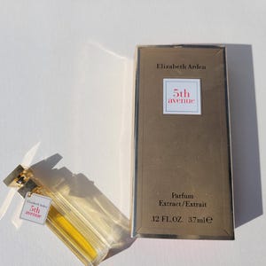 MINIATUR:, 5th Avenue, Elizabeth Arden, PARFÜMEXTRAKT, Vintage Parfüm Mini 3,7 ml