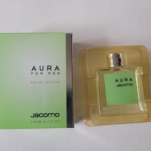 MINIATUR Aura für Männer, Eau de Toilette, EDT, Jacamo Paris, Vintage Parfüm Mini, 5 ml.