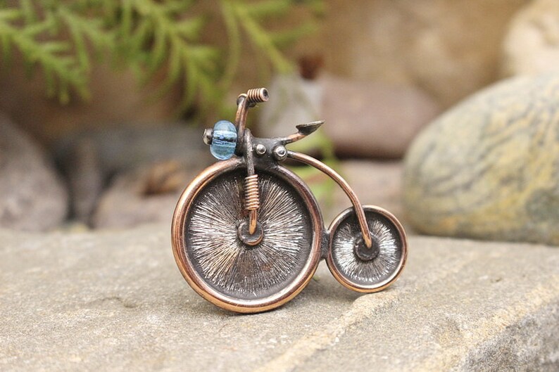Vintage Retro Bicycle Bike Brooch Jewelry Art Gifts for Her Etsy