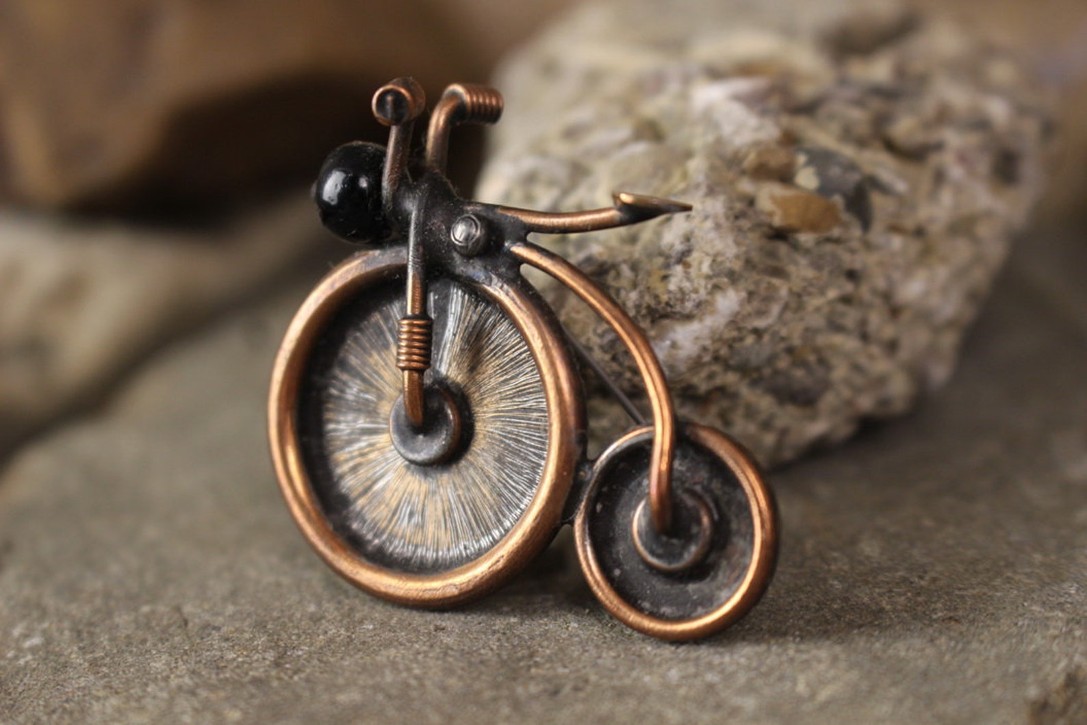 Vintage Retro Bicycle Bike Brooch Jewelry Art Gifts for Her Etsy