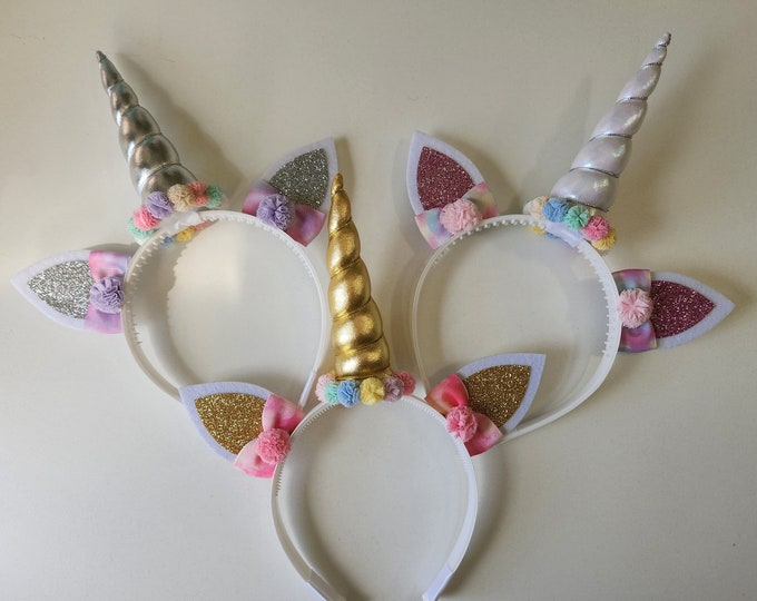 Unicorn horn headband / Unicorn tiara / hair hoop