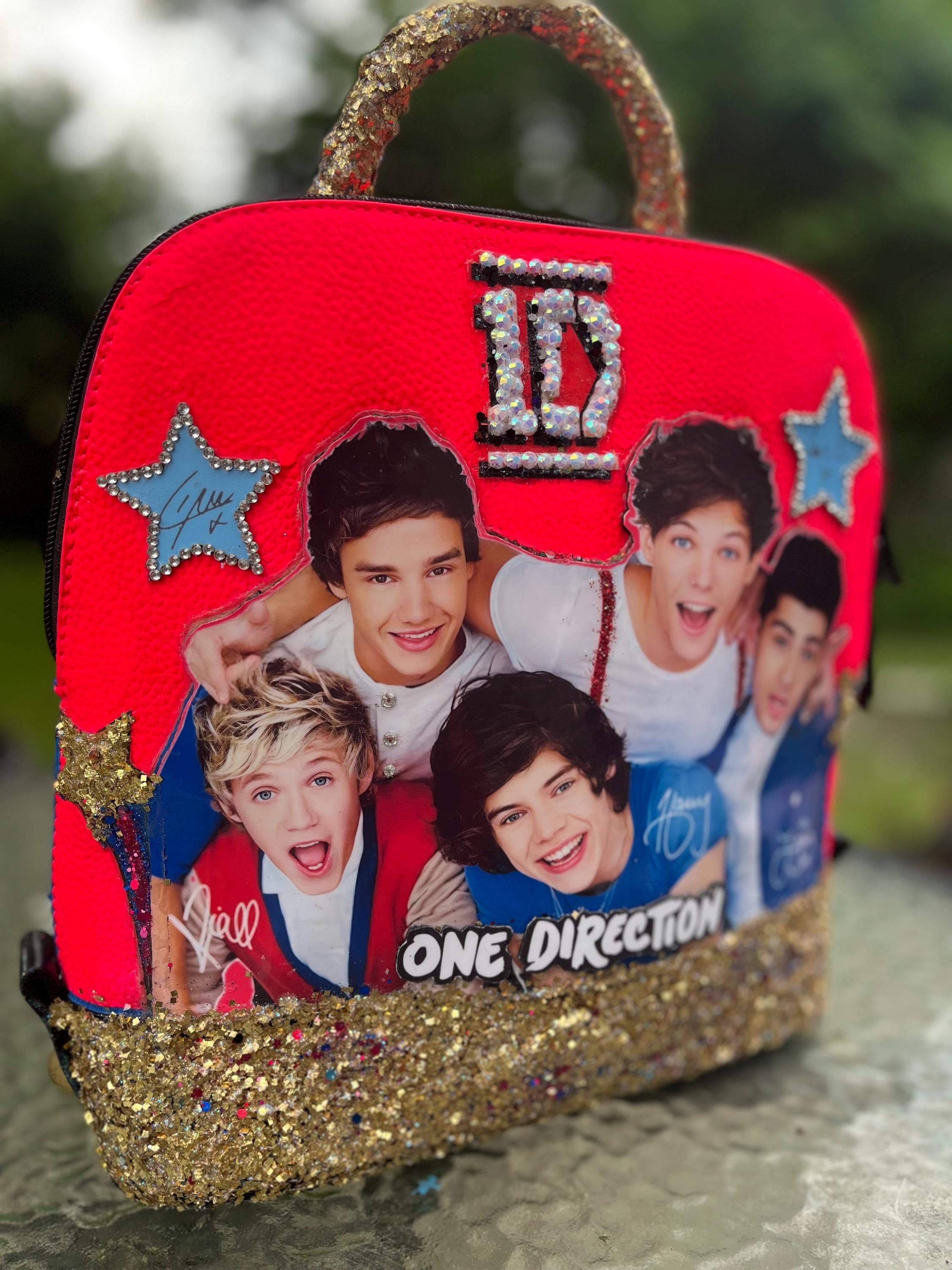 One Direction Faux Leather Backpack | Handmade Upcycled Band