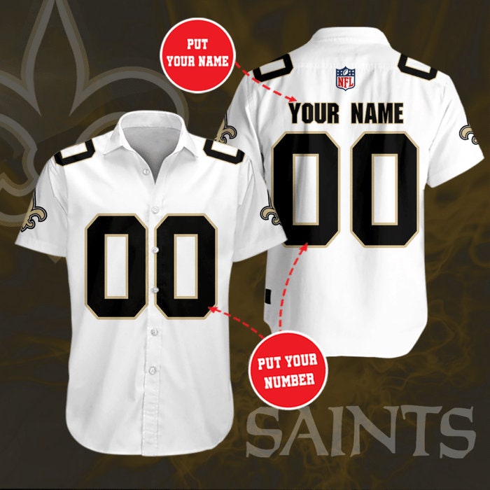 Discover Personalized New Orleans Saints Short Sleeve Hawaiian Shirt
