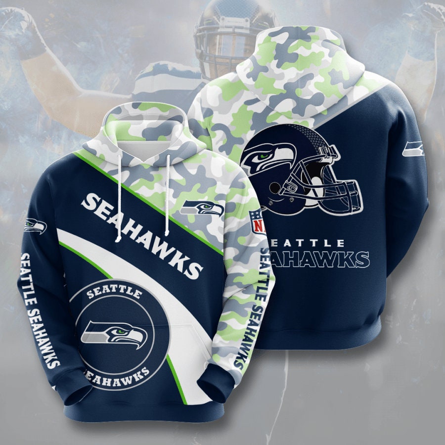 Discover Seattle Seahawks 3D Hoodie