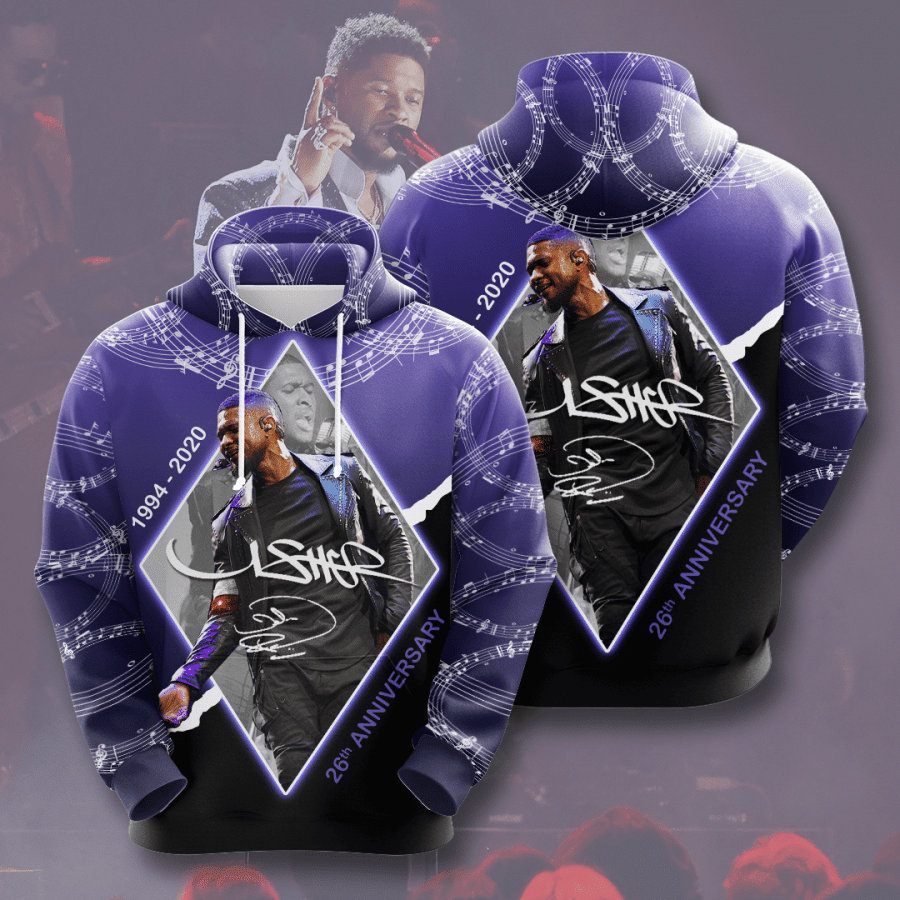 Discover Usher 3D Hoodie