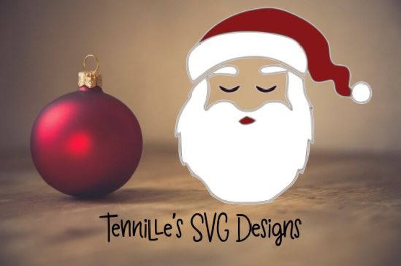 Download Santa SVG Santa Face SVG file Cricut Christmas SVG Claus ...
