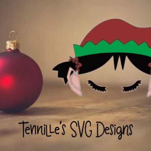 Girl Elf SVG Girl Elf Face SVG File Cricut Christmas SVG - Etsy