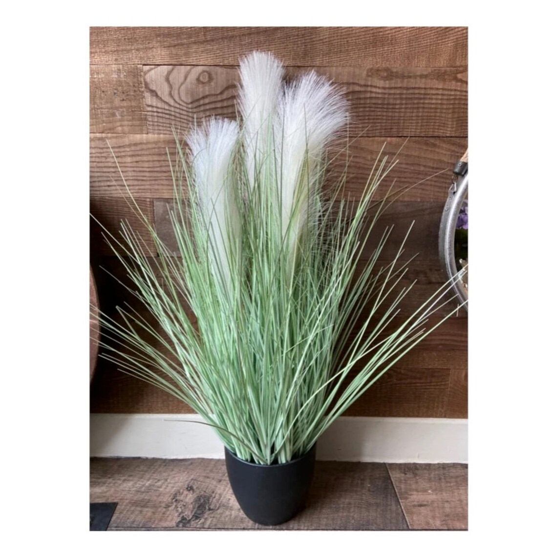 Artificial Pampas Grass Plant Summer Grass Artificial Grass Etsy
