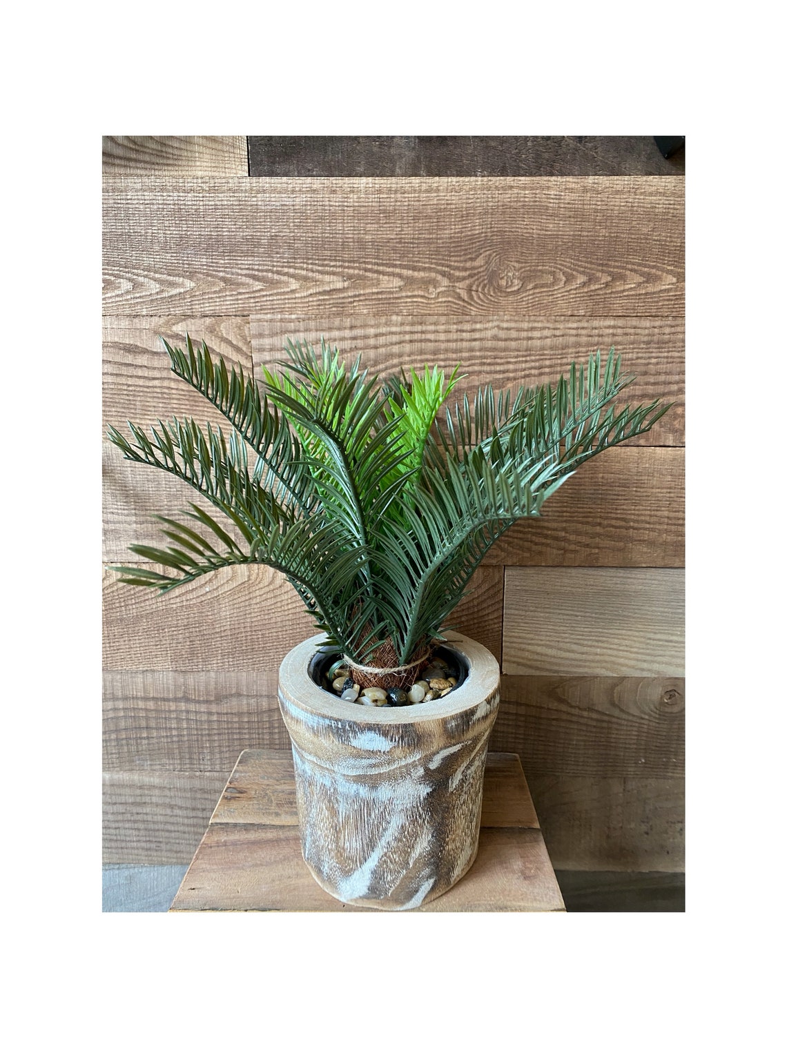Artificial Small Palm Tree 32cm Artificial Plant Etsy