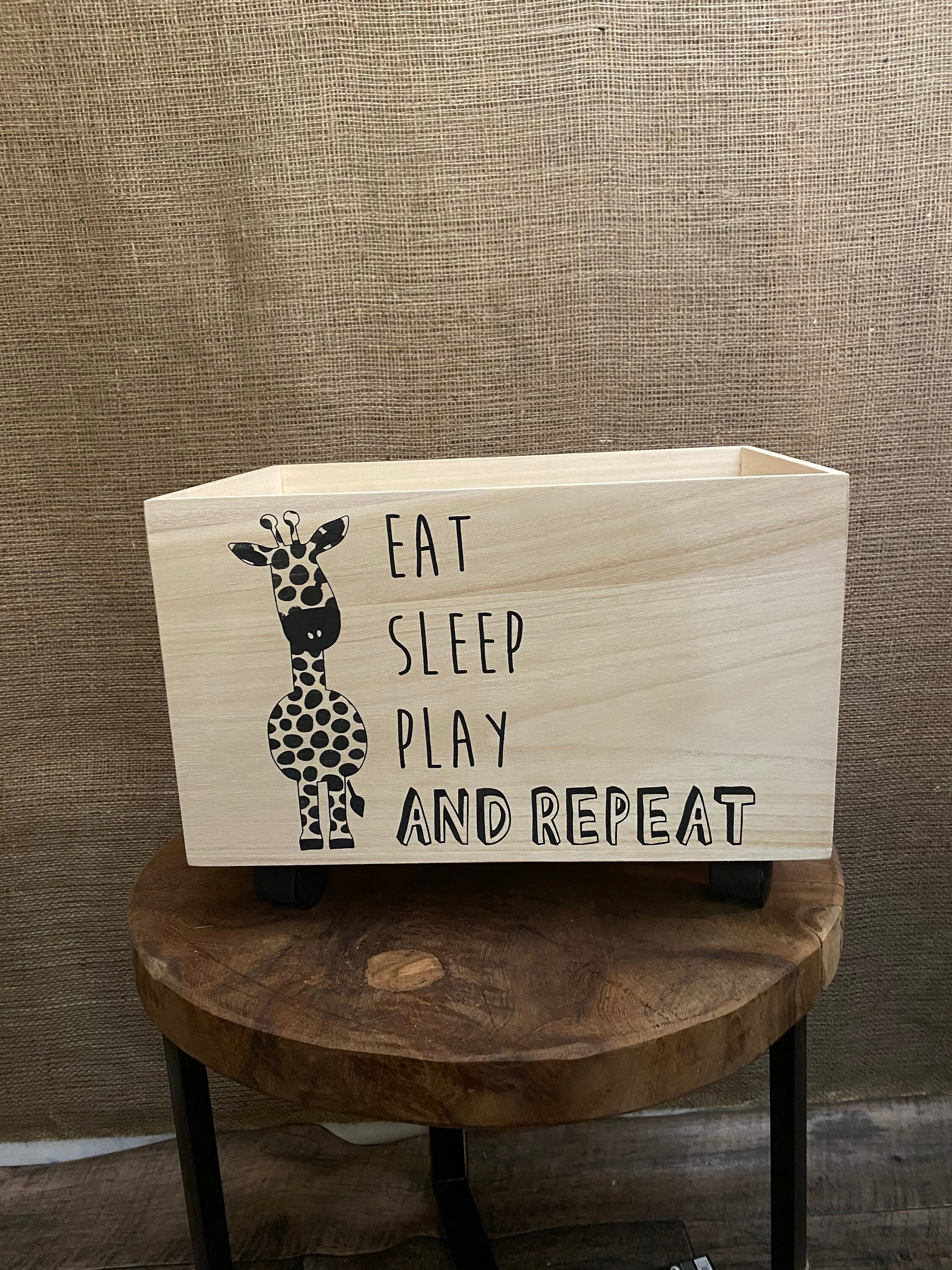 Animal boxes on wheels Childrens boxes Childrens storage Etsy