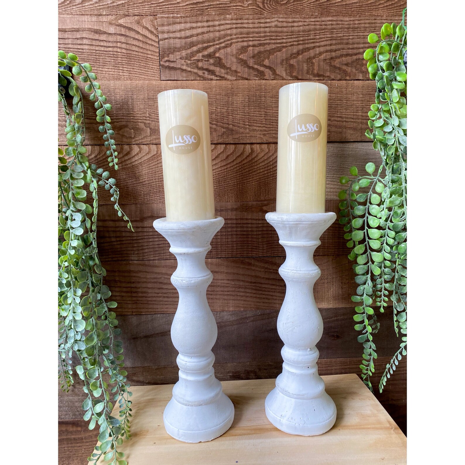 Stone Candle Holder 30cm Grey Candle Holder Candle Holder Etsy