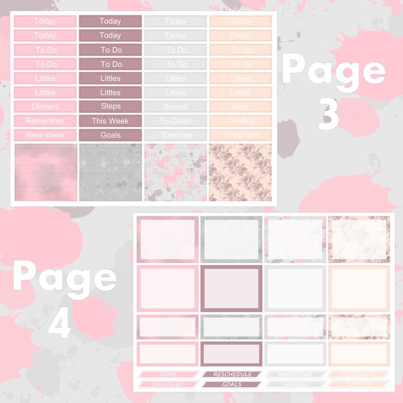 Summer Travel Erin Condren Life Planner Sticker Kit