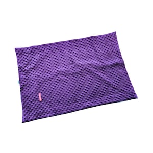 Blanket, dog blanket, non-slip, textured fabric, fleece berry, travel, grey