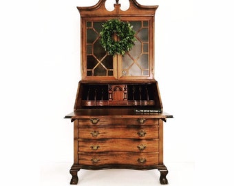 Vintage Secretary Desk >> Antique Secretary Desk Etsy Vintage Secretary Desk >> Antique Secretary Desk Etsy