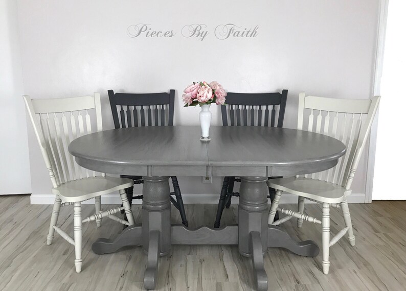 Sold Custom Finish Available Farmhouse Dining Set Image 0