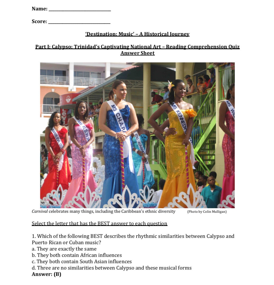 Calypso Trinidad's Captivating National Art Complete Etsy