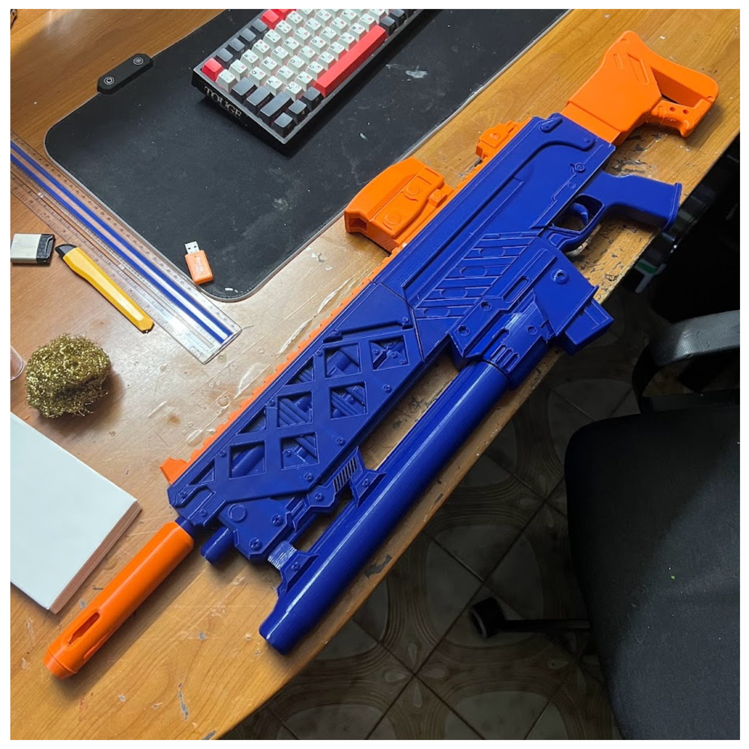 Red Rapi 3d Model Rapi's Weapon ~ 3D Printed Kit (not a Real Gun) - Etsy