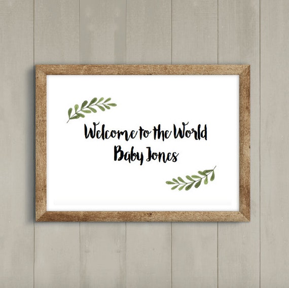 Citations De Bebe En Anglais Bienvenue Dans Le Monde De Etsy