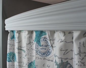 ShowerCrown: DIY Bathroom Shower Curtain Valance - Easy Install
