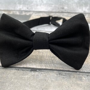 Dog Bow tie/Black Dog Bow tie/Wedding Dog Bowtie/Special Occasion Dog Bow tie/Party Dog Bow tie