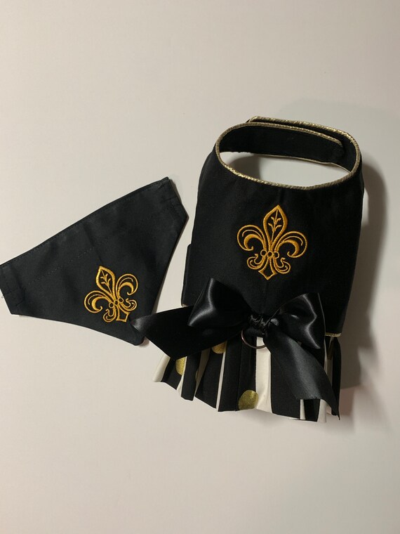 saints dog harness