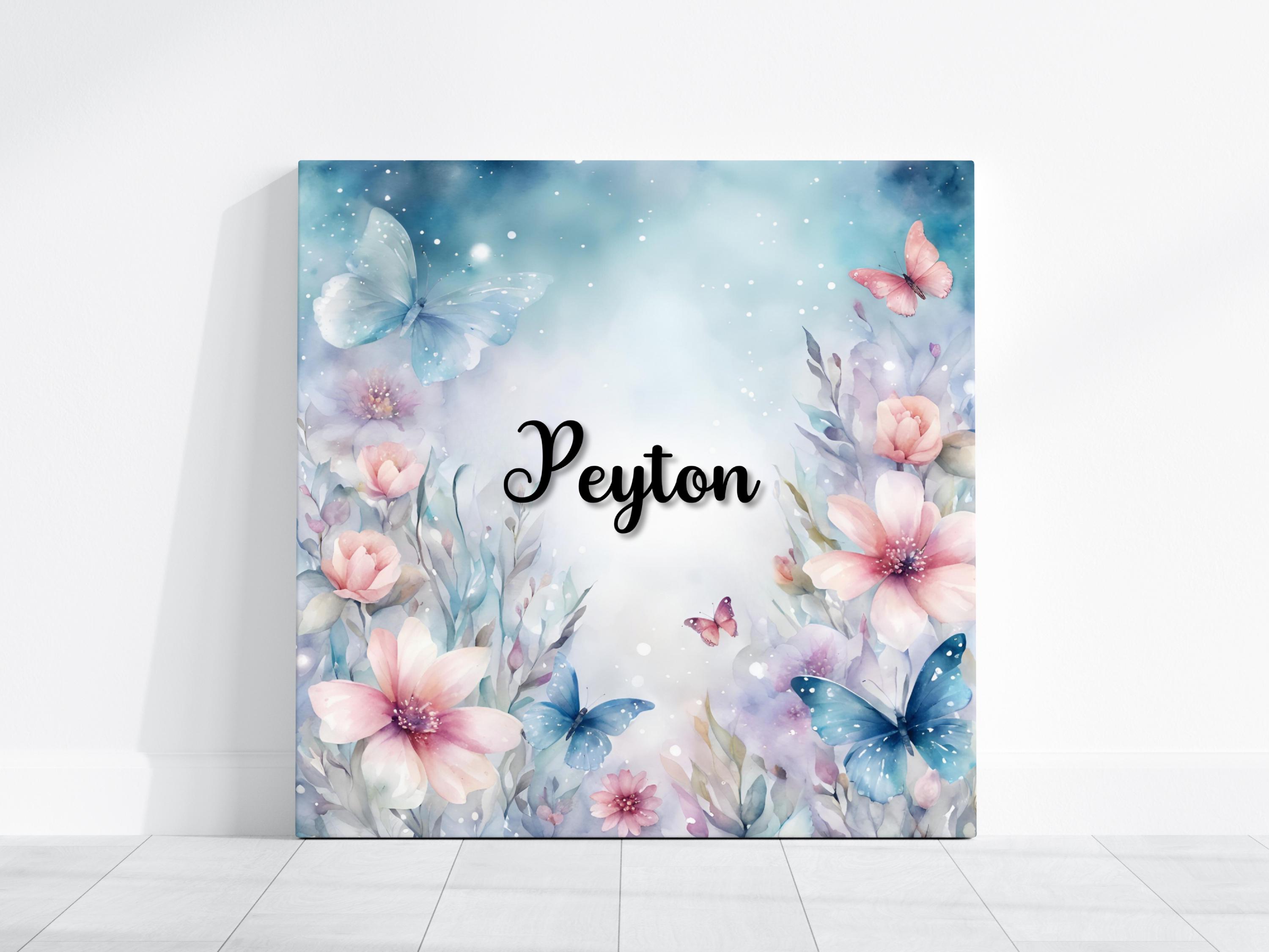 Peyton Name Art - Etsy