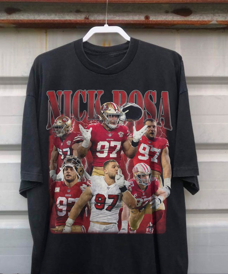Vintage Nick Bosa 90's Shirt, Nick Bosa T Shirt, 90s Hip Hop, Football ...