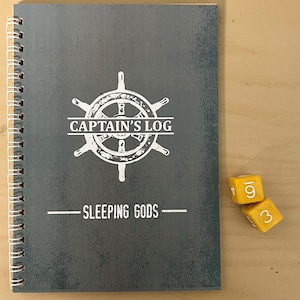 Sleeping Gods Logbuch, Sleeping Gods Accessoires, Brettspiel Logbuch, Sleeping Gods Journal, Tabletop RPG Log, Brettspiel Tracking, Nerd