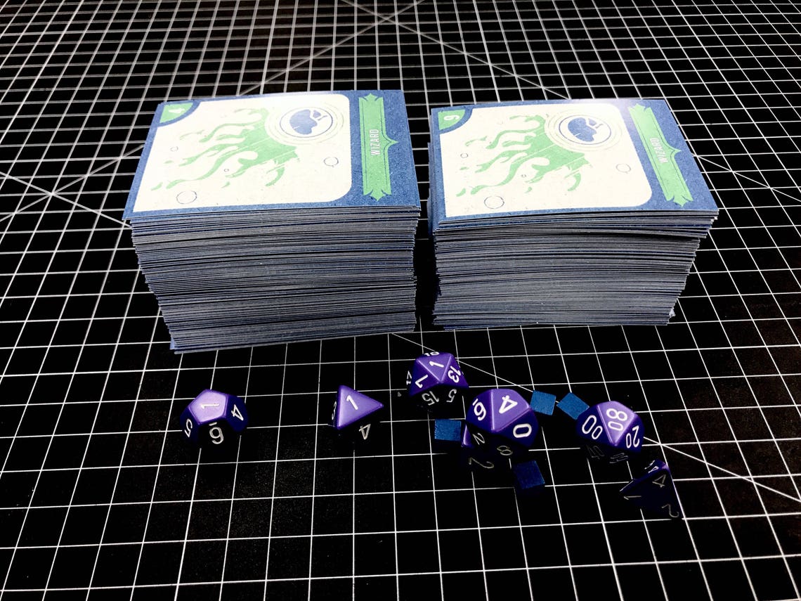 Dungeons &amp; Dragons Wizard Spell Deck | Etsy