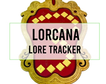 Lorcana Lore Tracker With Tracking Cube ~ Lorcana Game Accessory ~ Lorcana Deck Accessories ~ Nerdy Gift For Boyfriend ~ D&D Gift Accessory