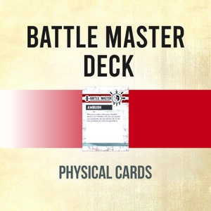 Battle Master Maneuvers Deck, Dungeons And Dragons Aid, Battlemaster Deck, DnD Accessories, Role Playing Games, DnD Gifts, GameHelpers