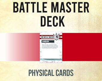 Battle Master Maneuvers Deck, Dungeons And Dragons Aid, Battlemaster Deck, DnD Accessories, Role Playing Games, DnD Birthday Gifts