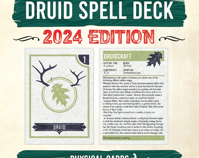 2024 DND Spell Cards