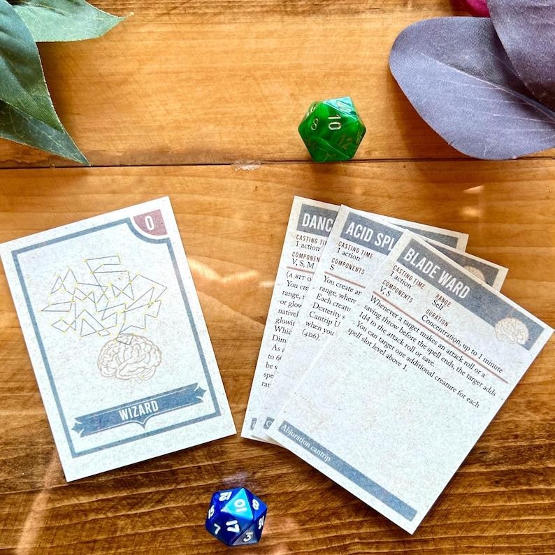 Paladin Spell Cards 2024 5.5e, Dungeons and Dragons Class Spell Cards ...