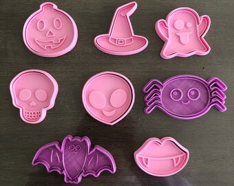 Halloween Cookie Cutter and Stamp - Fondant Tool